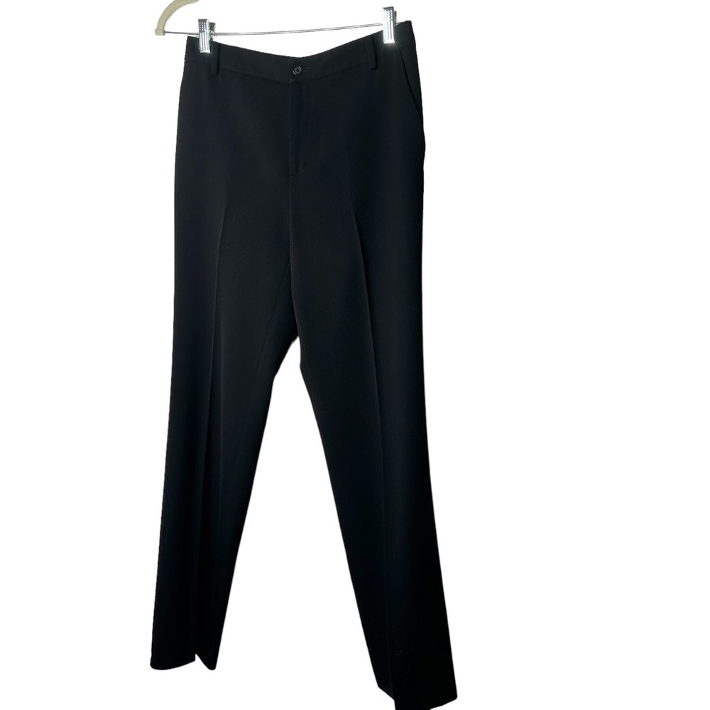 Lauren Ralph Lauren Front Pleated Black Trouser Pants Size 4